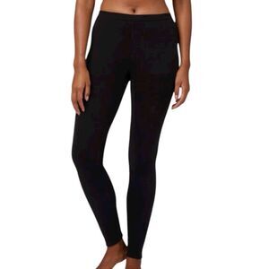 NWT 32 Degrees Winter Base-layer Fleece Leggings in Black Women's Small